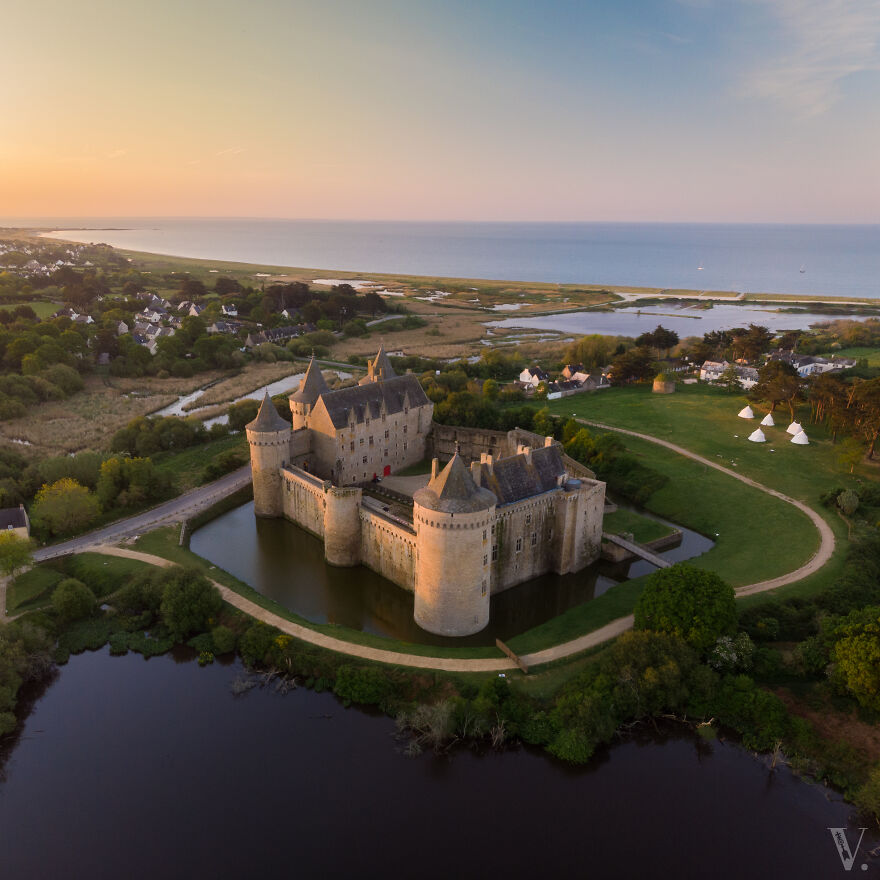 Chateau De Suscinio In Brittany Has A Stunning View On The Atlantic Ocean