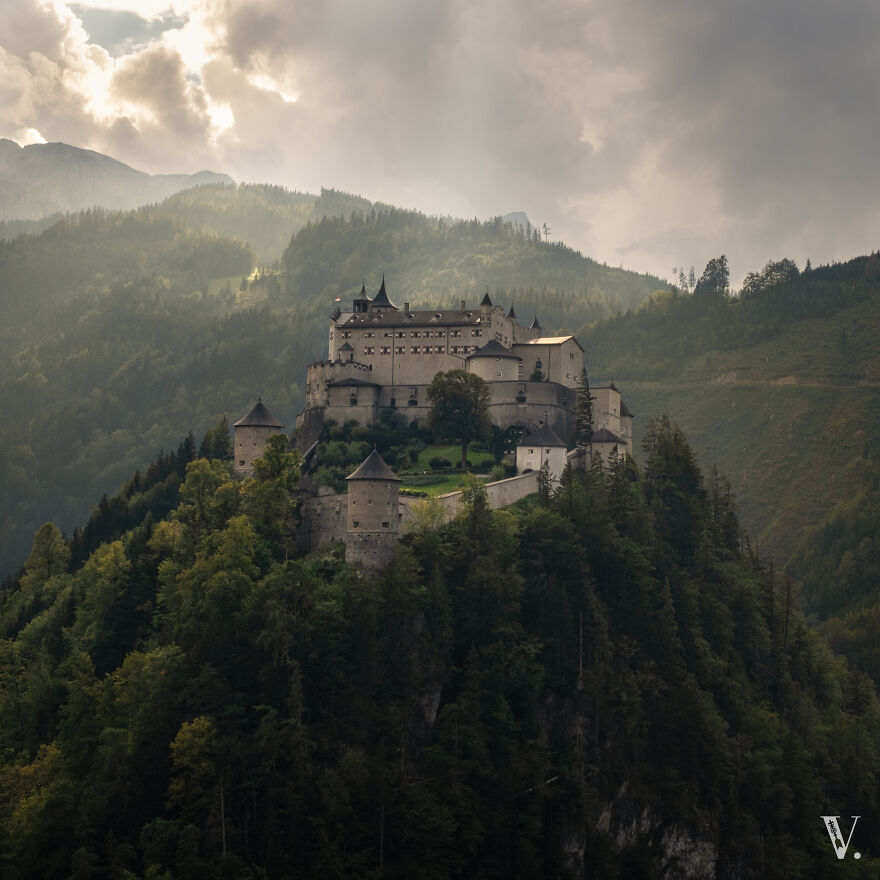 Burg Hohenwerfen. Some May Recognize This Beauty From The Classic Movie 'Where Eagles Dare'
