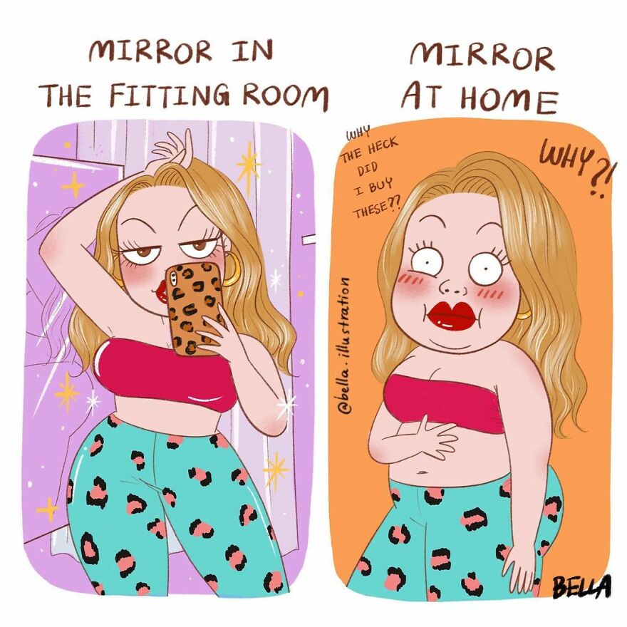 Fun Comics About The Little Quirks Of Women's Daily Lives By Bella Sriwantana (New Pics)