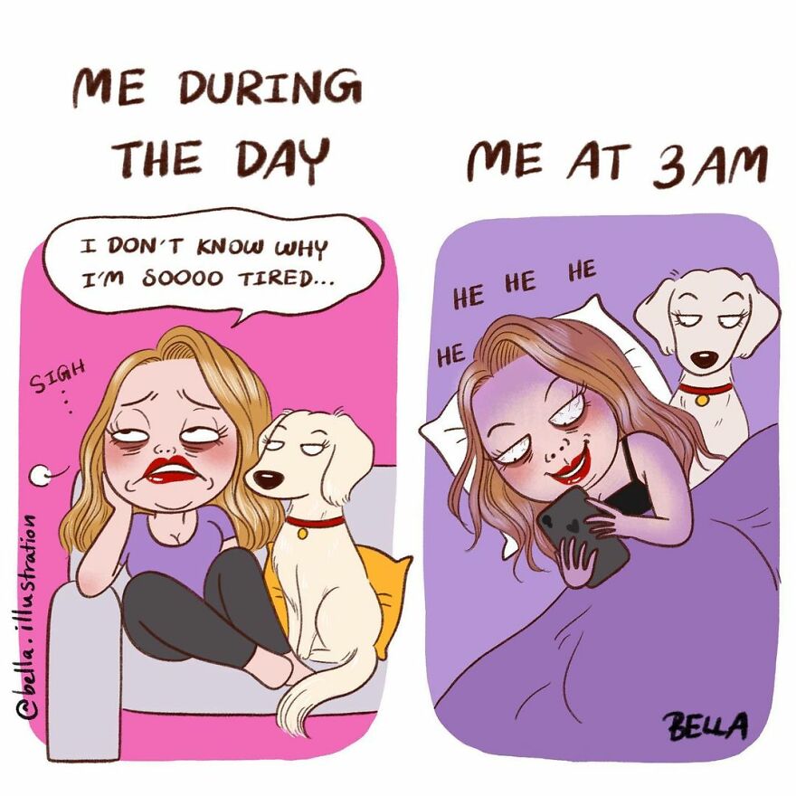 Fun Comics About The Little Quirks Of Women's Daily Lives By Bella Sriwantana (New Pics)