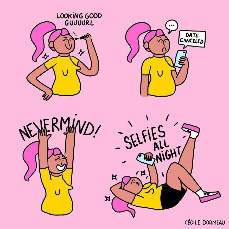 Hilarious New Illustrations By A French Artist That Show The Cruel Moments Of Female Beauty