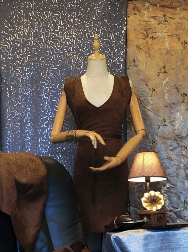 They're Alive... Alive...! Oh, I Didn't See You. I Created Dresses, And Brought Them To Life With Stop Motion.