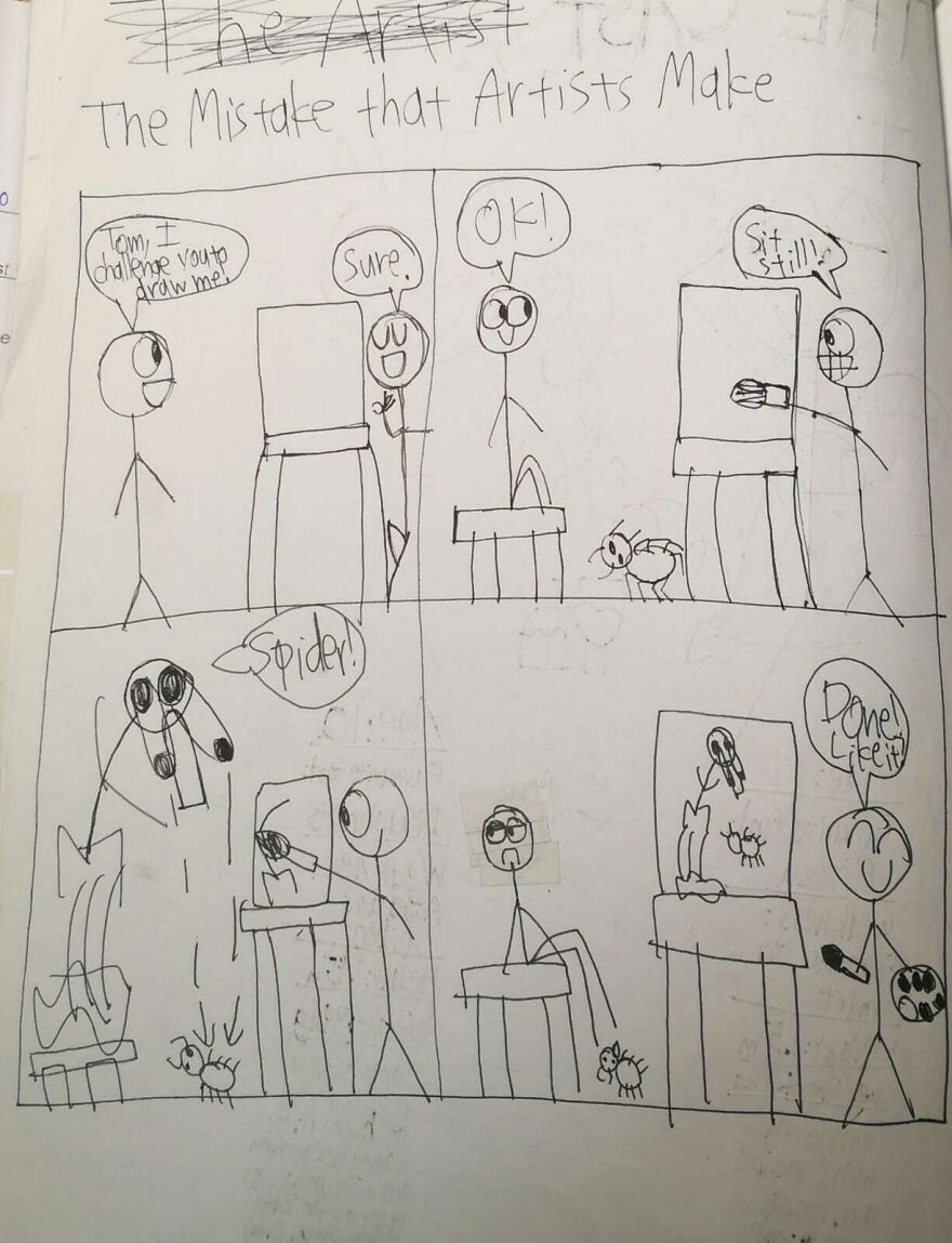 I Drew These Comics When I Was Around 11 Years Old And Here Are Some Of The Best Ones I Drew These Comics When I Was Around 11 Years Old And Here Are Some Of The Best Ones