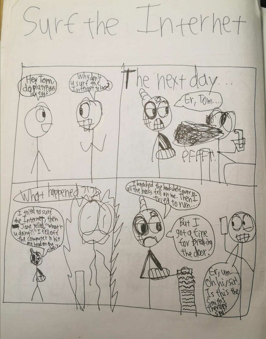 I Drew These Comics When I Was Around 11 Years Old And Here Are Some Of The Best Ones I Drew These Comics When I Was Around 11 Years Old And Here Are Some Of The Best Ones