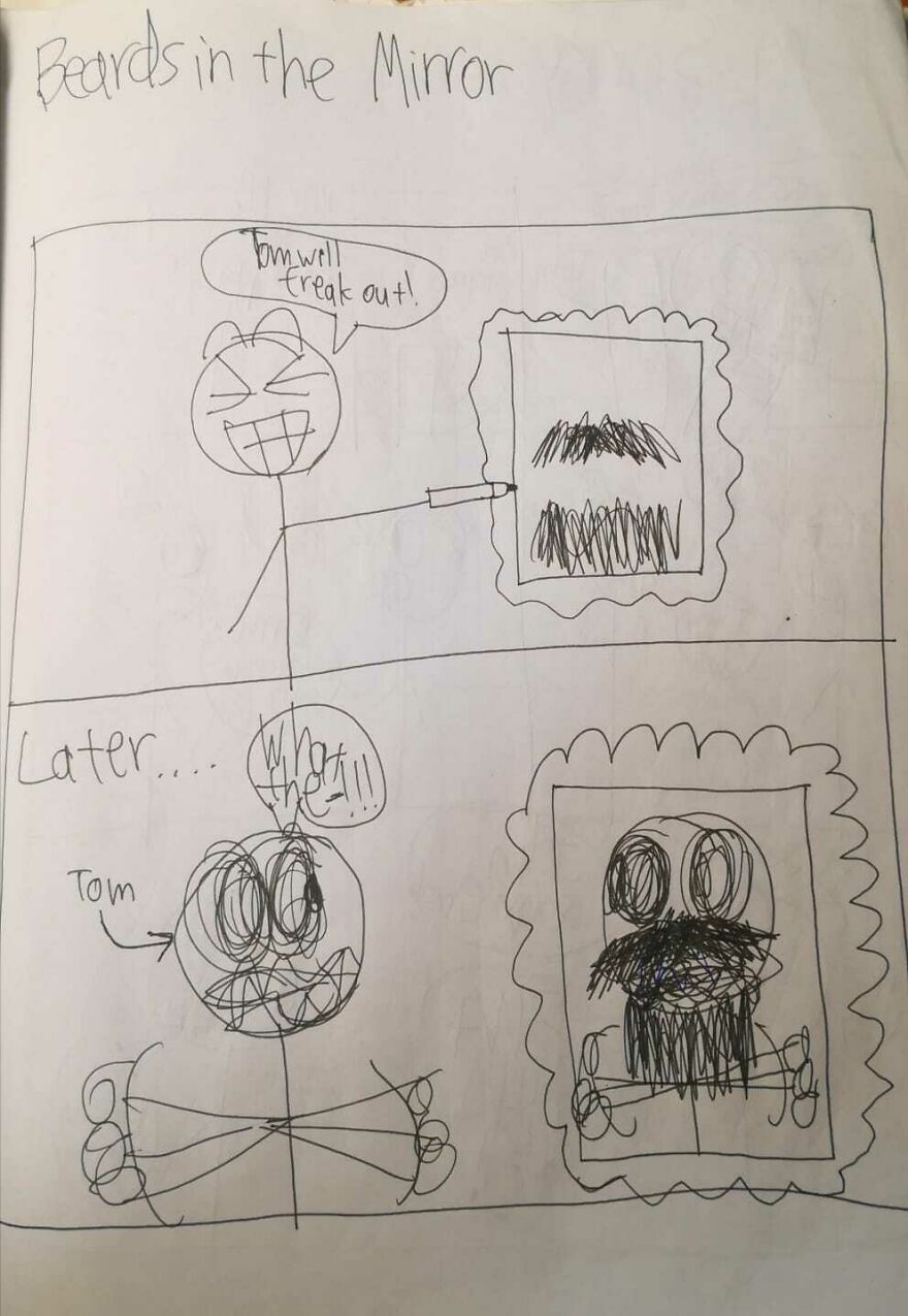 I Drew These Comics When I Was Around 11 Years Old And Here Are Some Of The Best Ones I Drew These Comics When I Was Around 11 Years Old And Here Are Some Of The Best Ones