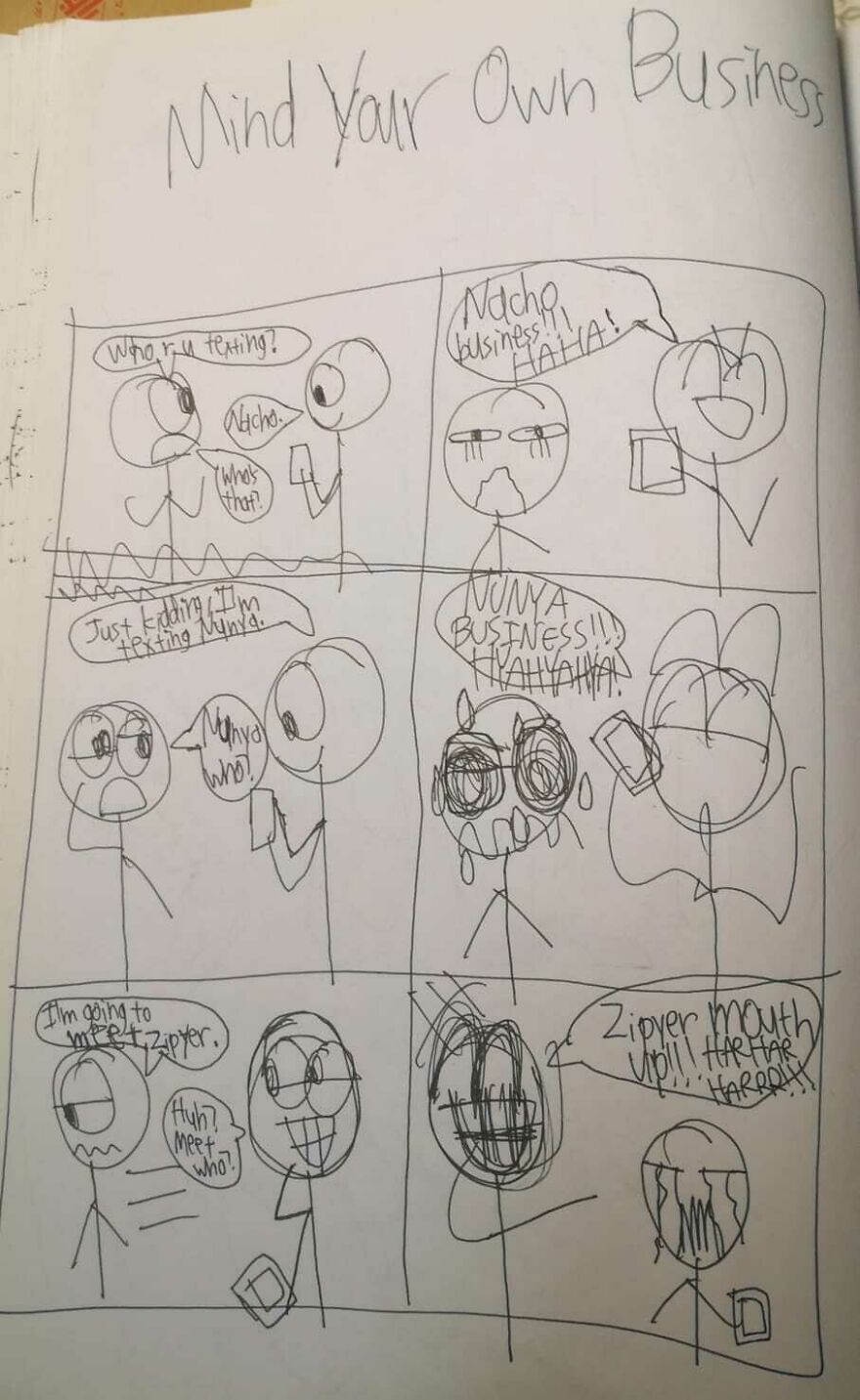 I Drew These Comics When I Was Around 11 Years Old And Here Are Some Of The Best Ones I Drew These Comics When I Was Around 11 Years Old And Here Are Some Of The Best Ones