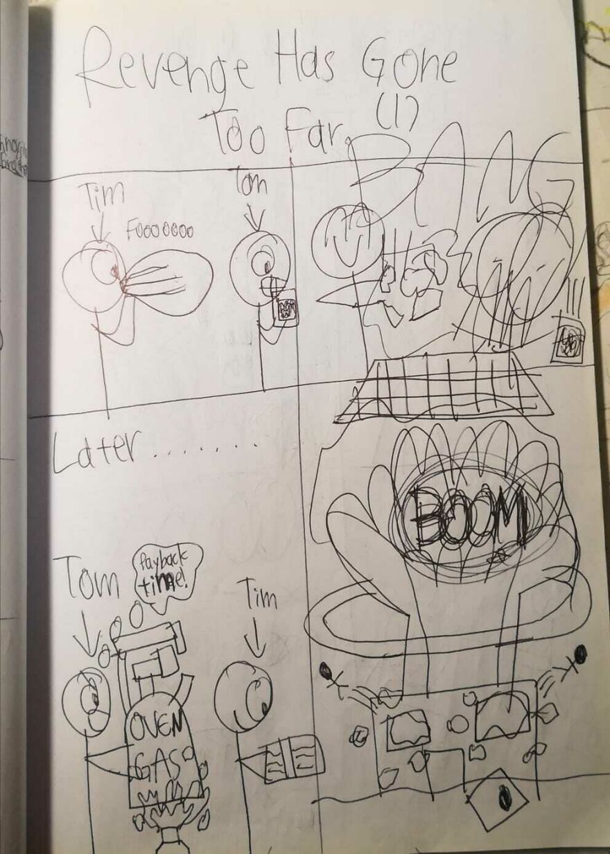 I Drew These Comics When I Was Around 11 Years Old And Here Are Some Of The Best Ones I Drew These Comics When I Was Around 11 Years Old And Here Are Some Of The Best Ones