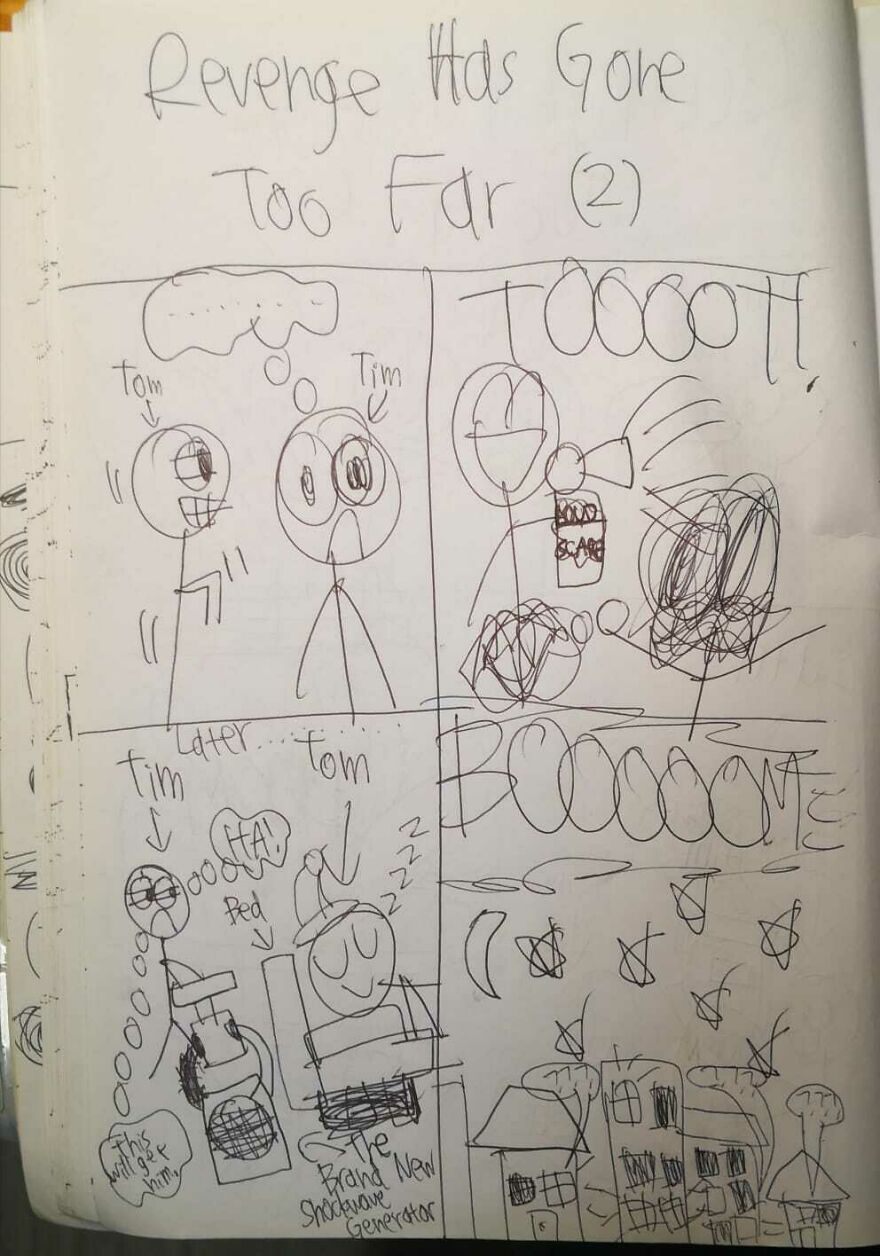 I Drew These Comics When I Was Around 11 Years Old And Here Are Some Of The Best Ones I Drew These Comics When I Was Around 11 Years Old And Here Are Some Of The Best Ones