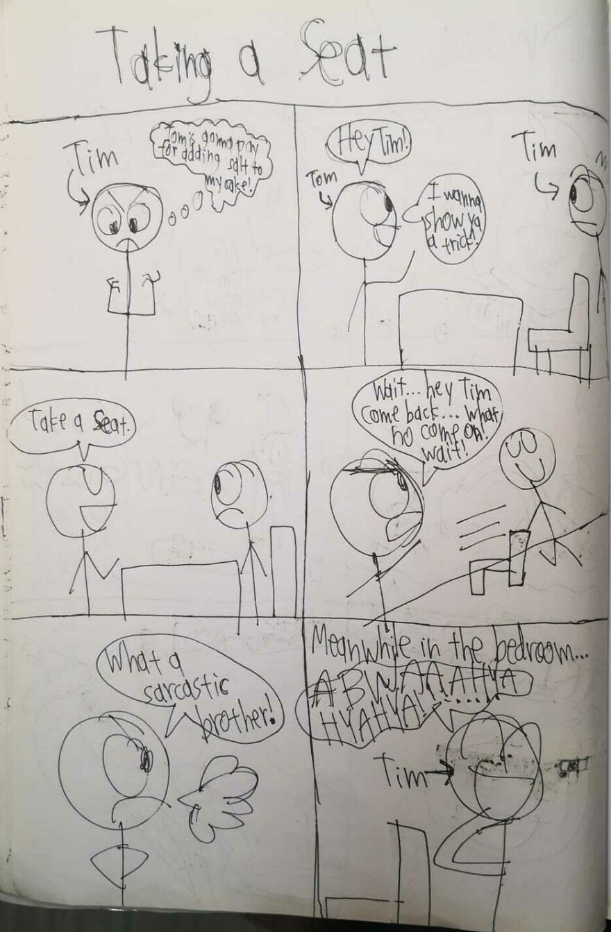 I Drew These Comics When I Was Around 11 Years Old And Here Are Some Of The Best Ones I Drew These Comics When I Was Around 11 Years Old And Here Are Some Of The Best Ones