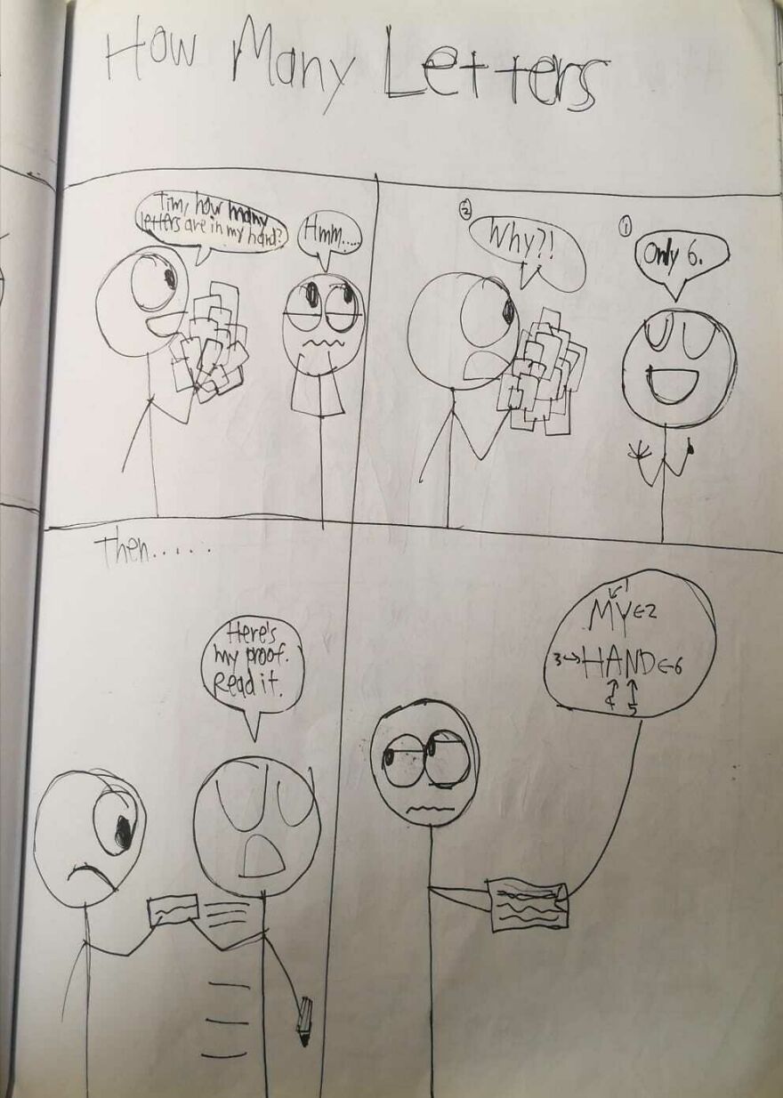 I Drew These Comics When I Was Around 11 Years Old And Here Are Some Of The Best Ones