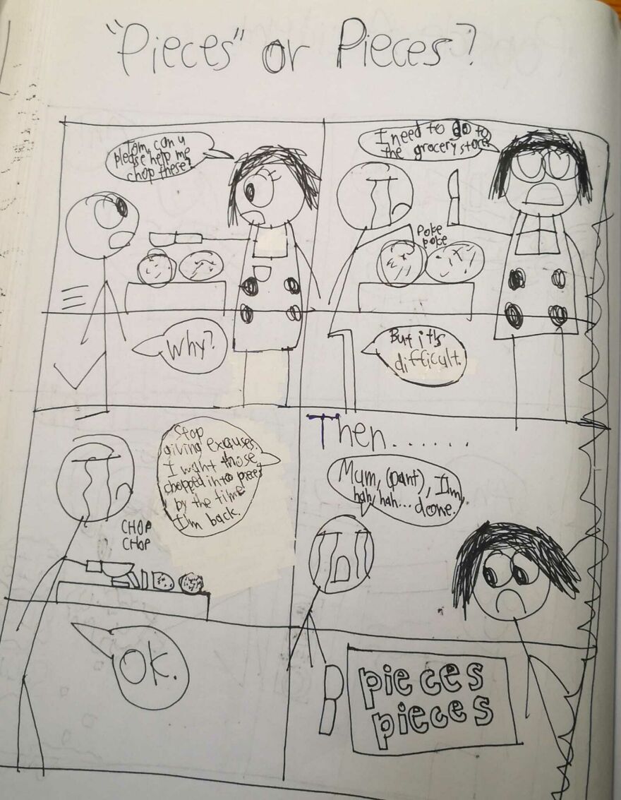 I Drew These Comics When I Was Around 11 Years Old And Here Are Some Of The Best Ones I Drew These Comics When I Was Around 11 Years Old And Here Are Some Of The Best Ones