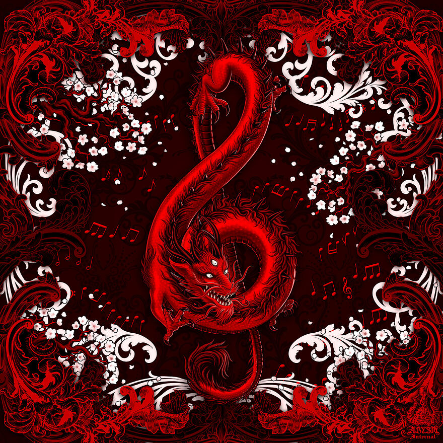 I Make Re Imagined Mythological Creatures In Gothic, Steampunk, Pastel And Other Color Styles