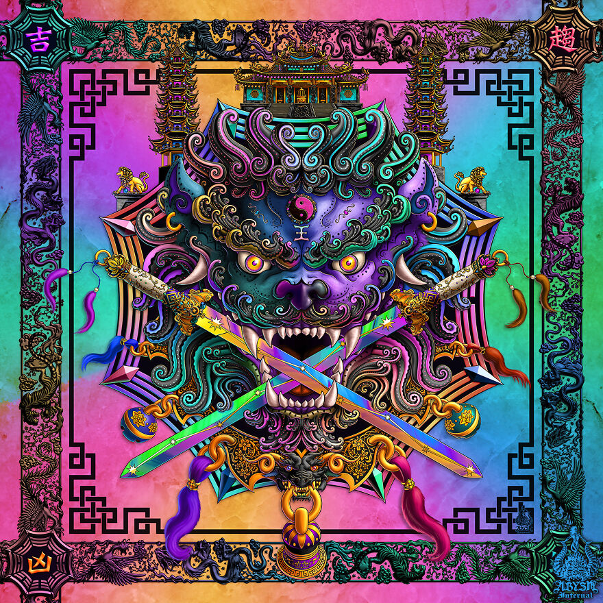 I Make Re Imagined Mythological Creatures In Gothic, Steampunk, Pastel And Other Color Styles