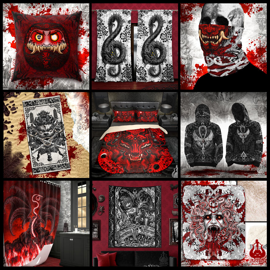 I Make Re Imagined Mythological Creatures In Gothic, Steampunk, Pastel And Other Color Styles