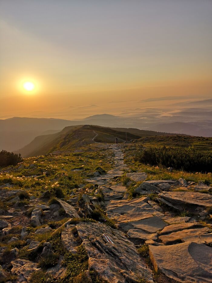 Babia Gora National Park On The Border Of Poland And Slovakia