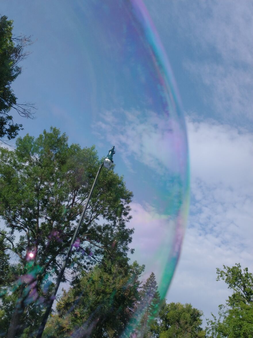 Its A Bubble At The Park Wow