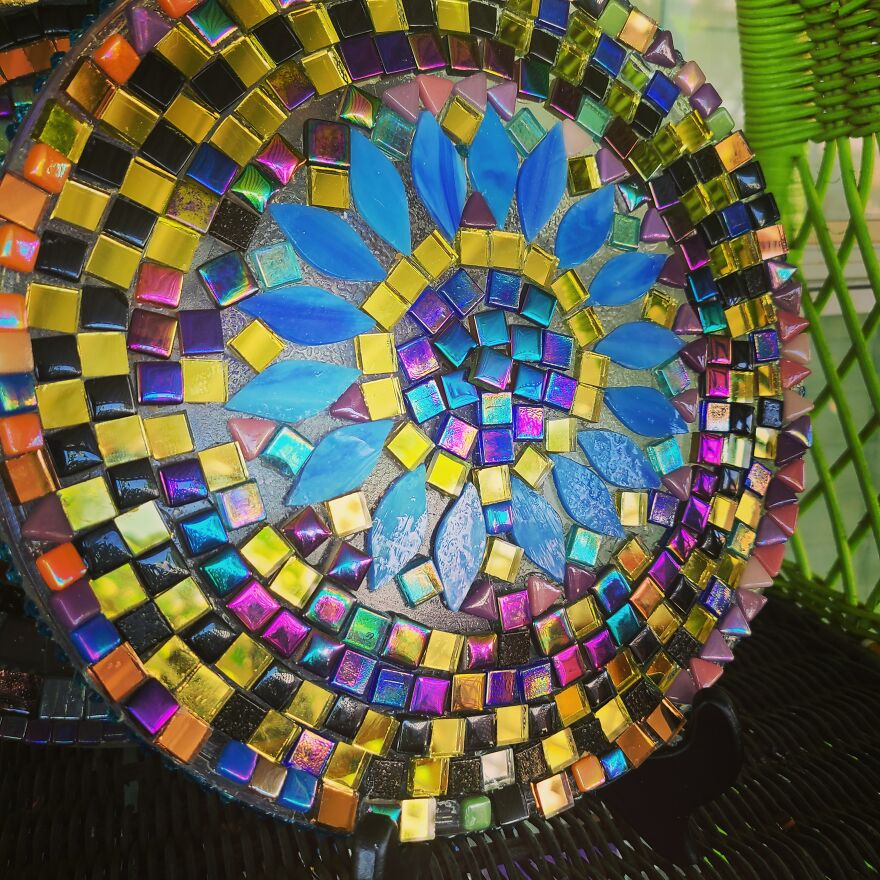 I Make Repurposed Plate Suncatchers (3 Pics)