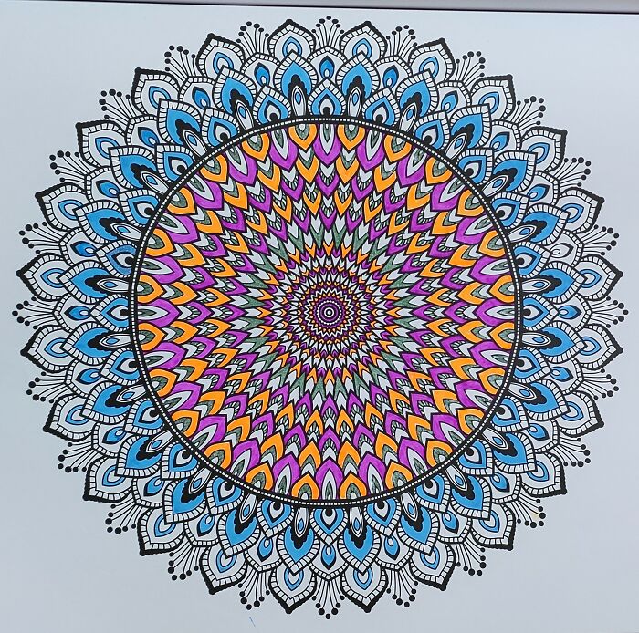 I Didn't Quite Create It, But I Coloured It As An Alternative To Therapy- It Came Out Quite Cool