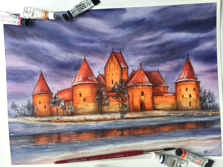 6/12: I Create Watercolor Landscapes With One Theme Within A Year 6/12: I Create Watercolor Landscapes With One Theme Within A Year