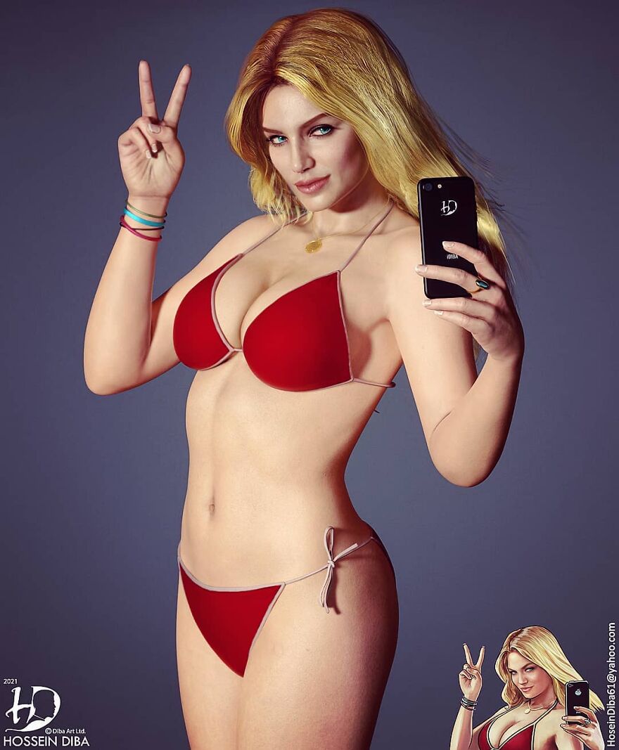 Cover Girl From Gta 5