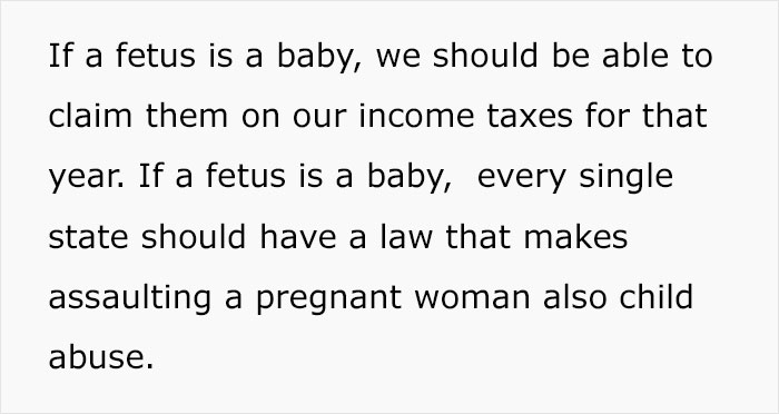 Woman Presents 6 Constructive Arguments On Why Those Who Consider A Fetus To Be A Baby Are Wrong Woman Presents 6 Constructive Arguments On Why Those Who Consider A Fetus To Be A Baby Are Wrong