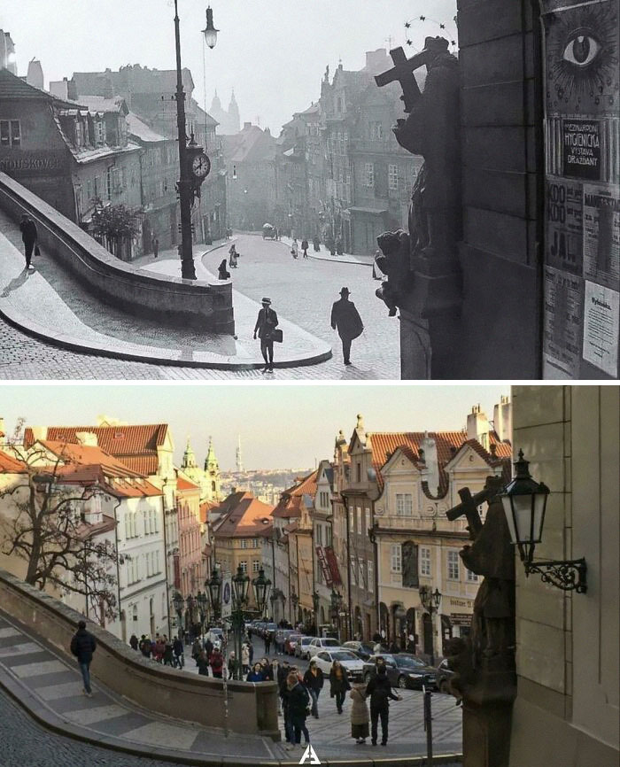 Czech Out Prague 1910 And 2020