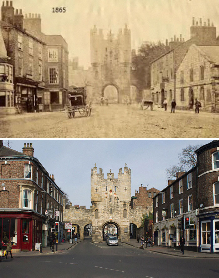 The Main Entrance To The City, York, England 1865 - 2015