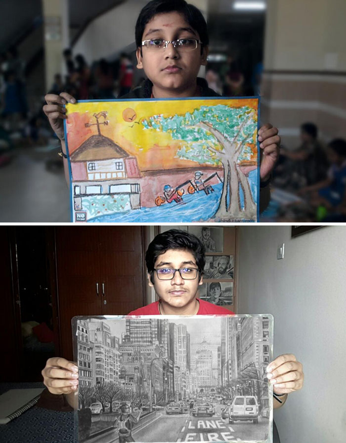 Me And My Art, 6 Years Apart