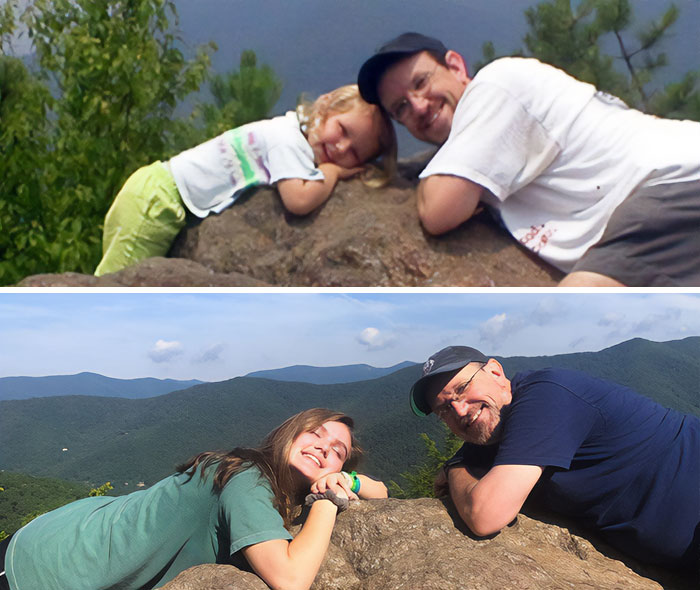 My Daughter And Me On Lookout Mountain 2006 | 2019 Montreat, NC