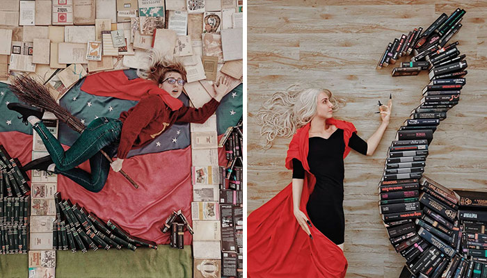 Bibliophile And Photographer Combines Two Hobbies In 30 Impressive Installations