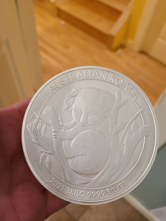 1kg Silver Australian Koala Coin (30$ Face Value)
