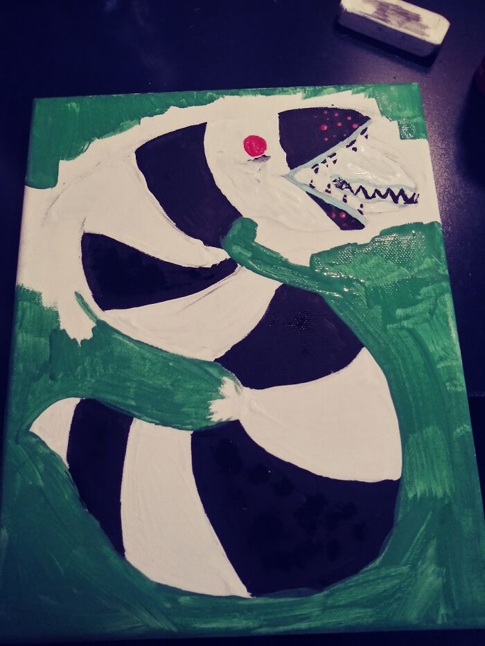 My Unfinished Sandworm Painting