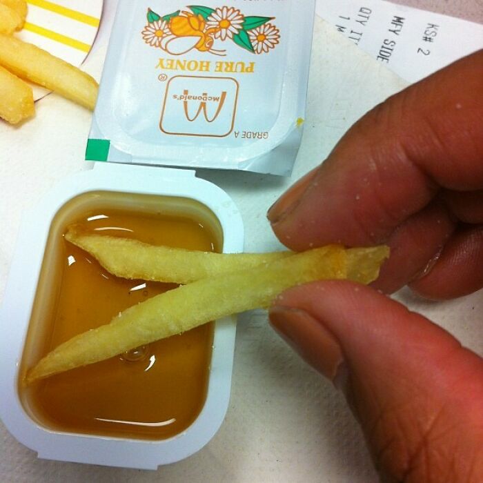 Best Combo Ever - Fries And Honey
