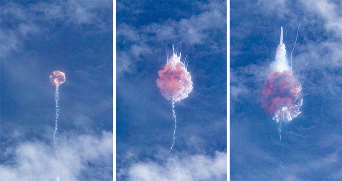 Spacex’s Falcon 9 Rocket (Intentionally) Blows Up In The Skies Over Cape Canaveral During Successful Abort Test