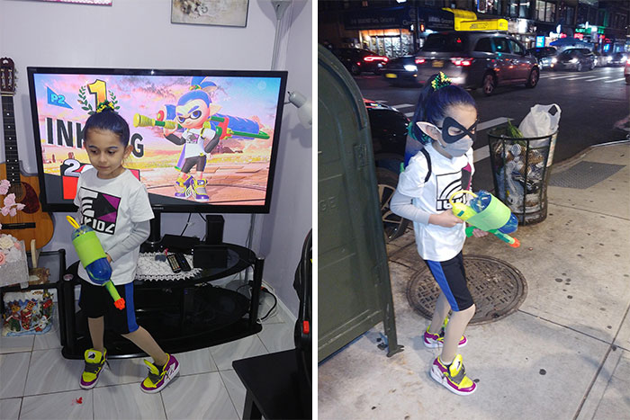 Inkling Boy Costume That I Made For My Son