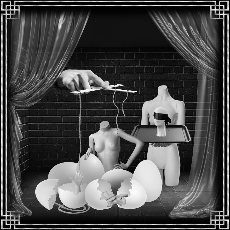 I Make Collages As A Homage To Silent Films And My Anxiety