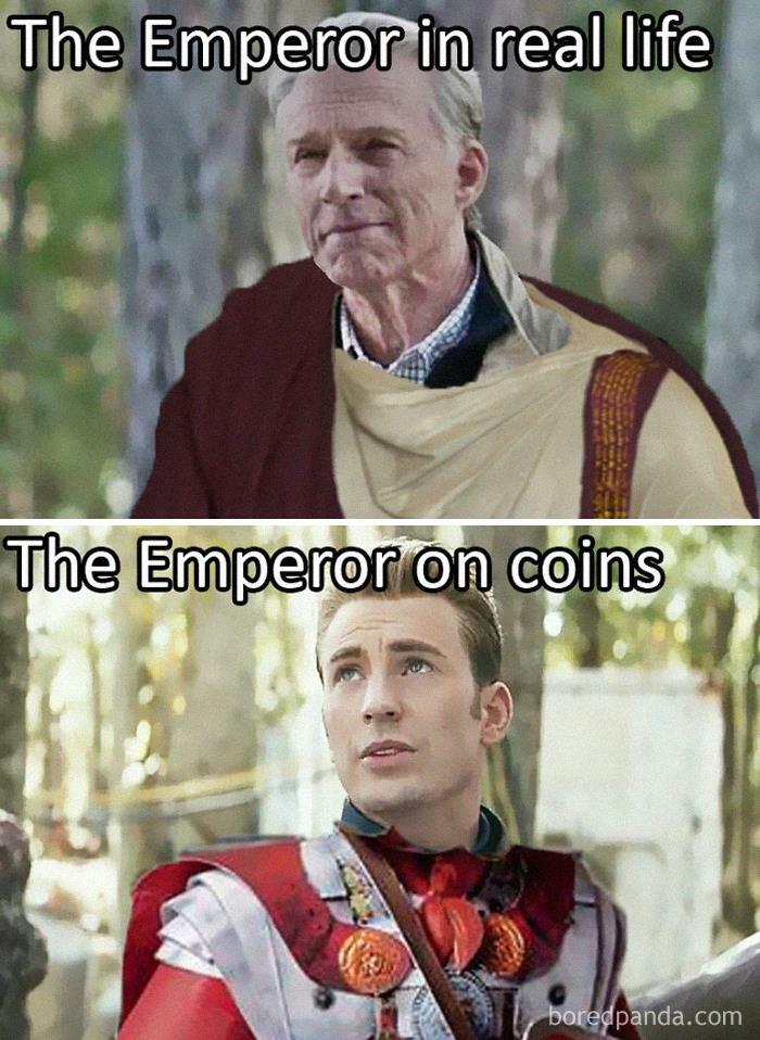 "Will You Update Your Portrait, Caesar?" "No, I Don't Think I Will"