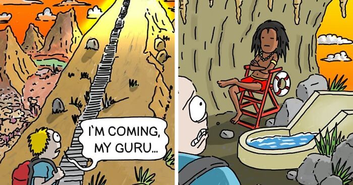 29 Comics With Unexpectedly Dark Twists By Dave Contra | Bored Panda