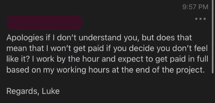 Company Is Trying To Scam Freelancer Into Working For Free But He Is Having None Of It, They Get Mad