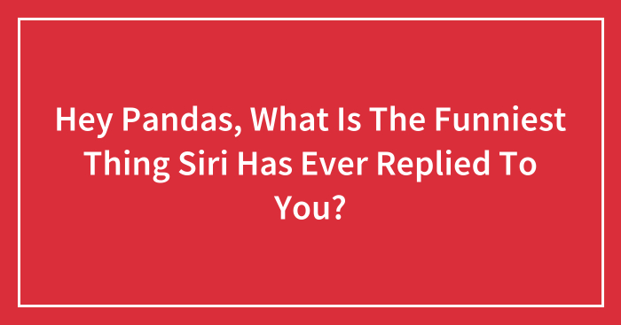 Hey Pandas, What Is The Funniest Thing Siri Has Ever Replied To You? (Closed)