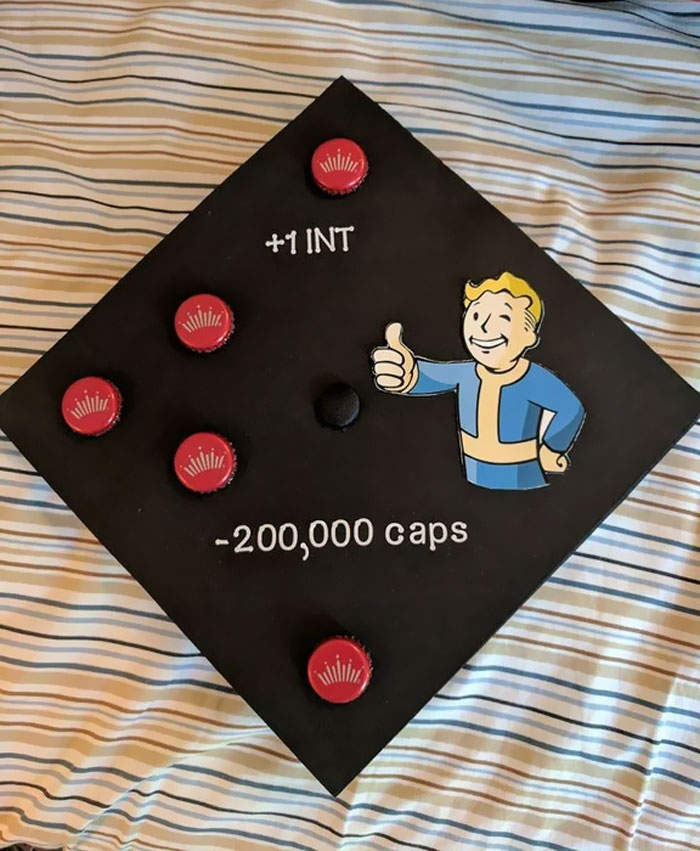 Figured You Guys Might Like My Graduation Cap From Last Year