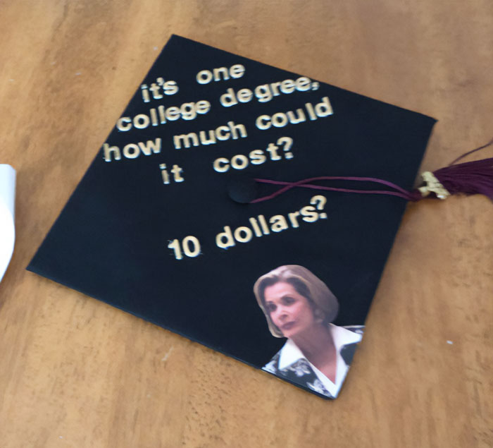 My Sister’s Graduation Cap From Today