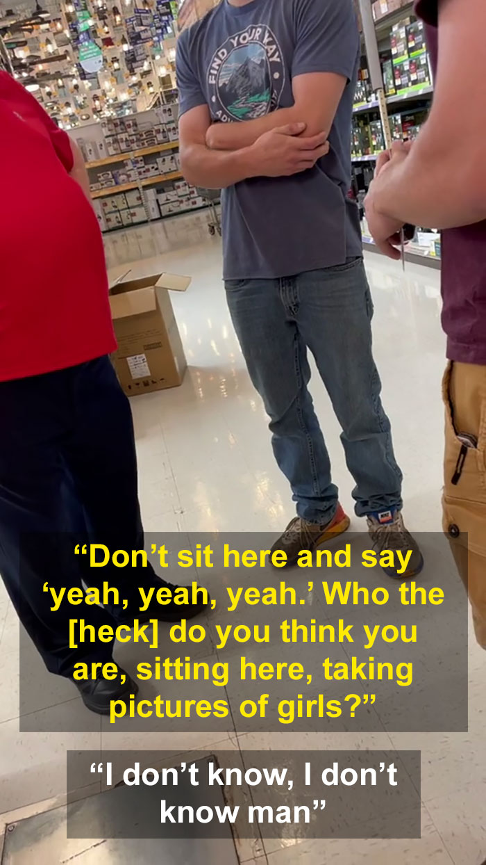 Furious Boyfriends Catch Creep Taking Photos Of Their Girlfriends At A Store, Make Him Regret It Instantly
