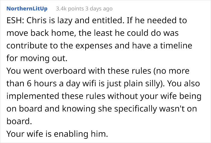Son Expects He Can Freeload Off His Parents After Moving Back In With Them - Flips Out When Dad Introduces Some New Rules Son Expects He Can Freeload Off His Parents After Moving Back In With Them - Flips Out When Dad Introduces Some New Rules