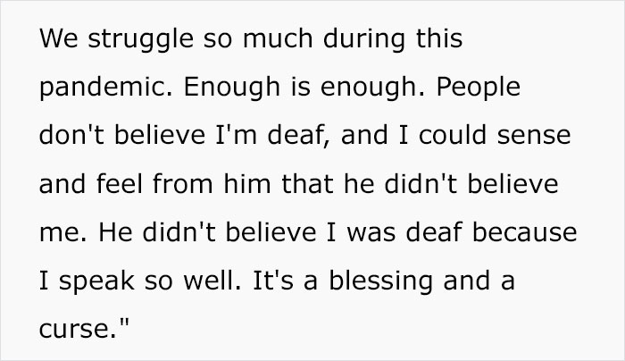 "I Was Refused Service At A Dunkin' Donuts Because I’m Deaf": Deaf Woman Tells Her Story And Sparks An Important Conversation "I Was Refused Service At A Dunkin' Donuts Because I’m Deaf": Deaf Woman Tells Her Story And Sparks An Important Conversation