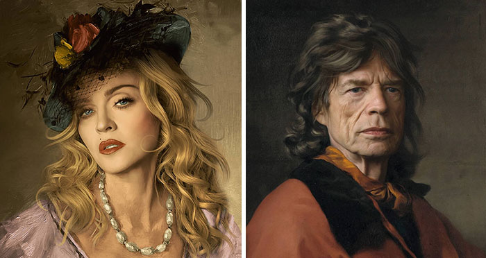 French Artist Adds Celebrities And Characters Into Classical Paintings, And The Results Are Quite Fitting (30 Pics)