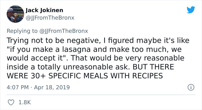 Entitled Couple Wants Neighbors To Cook For Them And Do Their Housework Because They Are Having A Baby, Get Slammed On Twitter Entitled Couple Wants Neighbors To Cook For Them And Do Their Housework Because They Are Having A Baby, Get Slammed On Twitter