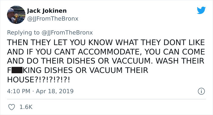 Entitled Couple Wants Neighbors To Cook For Them And Do Their Housework Because They Are Having A Baby, Get Slammed On Twitter Entitled Couple Wants Neighbors To Cook For Them And Do Their Housework Because They Are Having A Baby, Get Slammed On Twitter