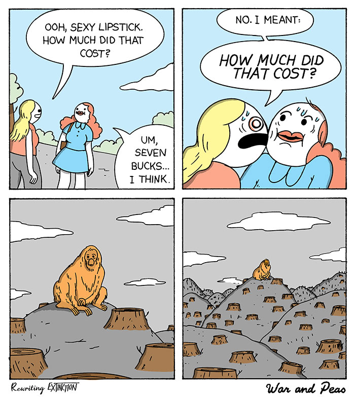 Well-Known Comic Artists And Celebs Raise Awareness About What Endangers Animals In The Hope Of ‘Rewriting Extinction’ (9 Comics) Well-Known Comic Artists And Celebs Raise Awareness About What Endangers Animals In The Hope Of ‘Rewriting Extinction’ (9 Comics)