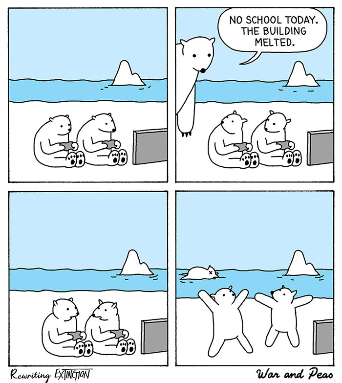 Well-Known Comic Artists And Celebs Raise Awareness About What Endangers Animals In The Hope Of ‘Rewriting Extinction’ (9 Comics) Well-Known Comic Artists And Celebs Raise Awareness About What Endangers Animals In The Hope Of ‘Rewriting Extinction’ (9 Comics)